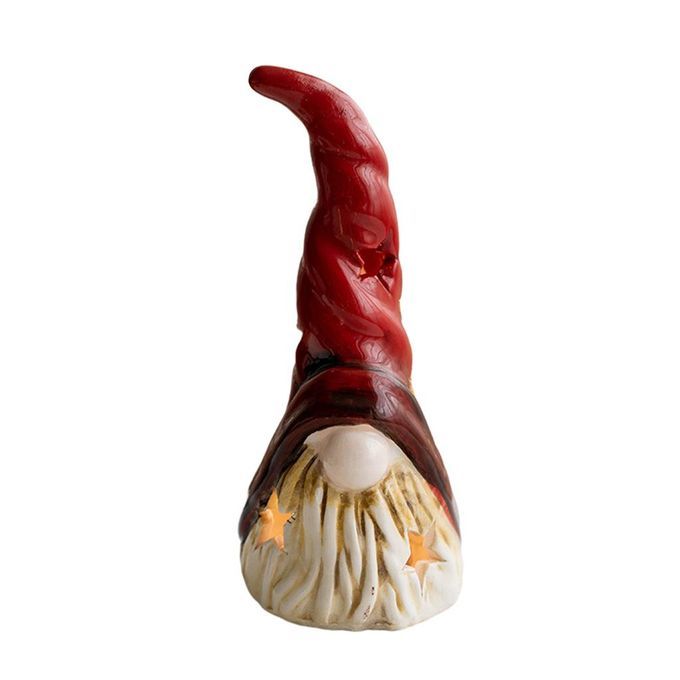 Figurines Christmas Decorations Gifts Ceramic Goblin With Light