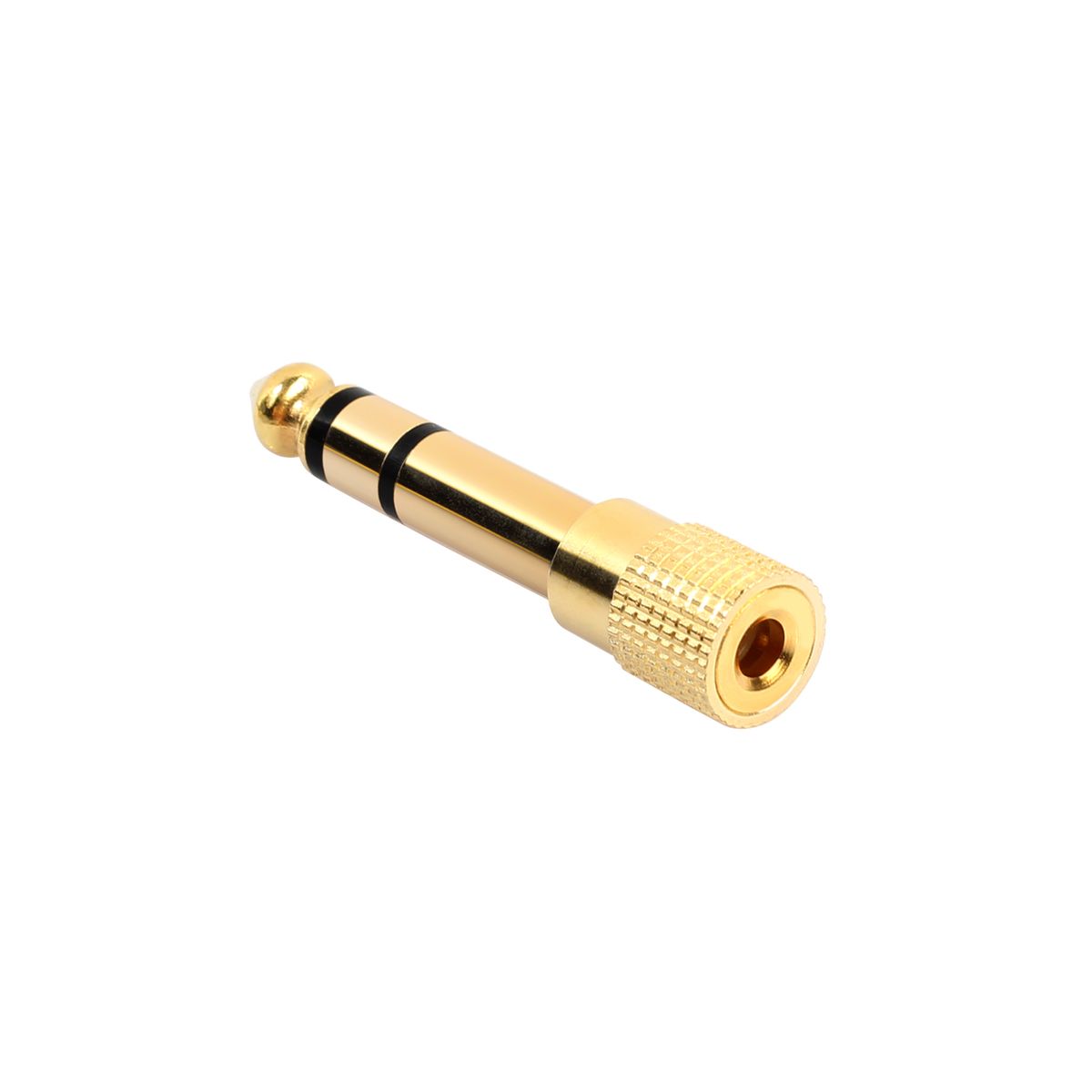 10Pcs 6.35mm 1/4'' Male To 3.5mm 1/8'' Female Stereo