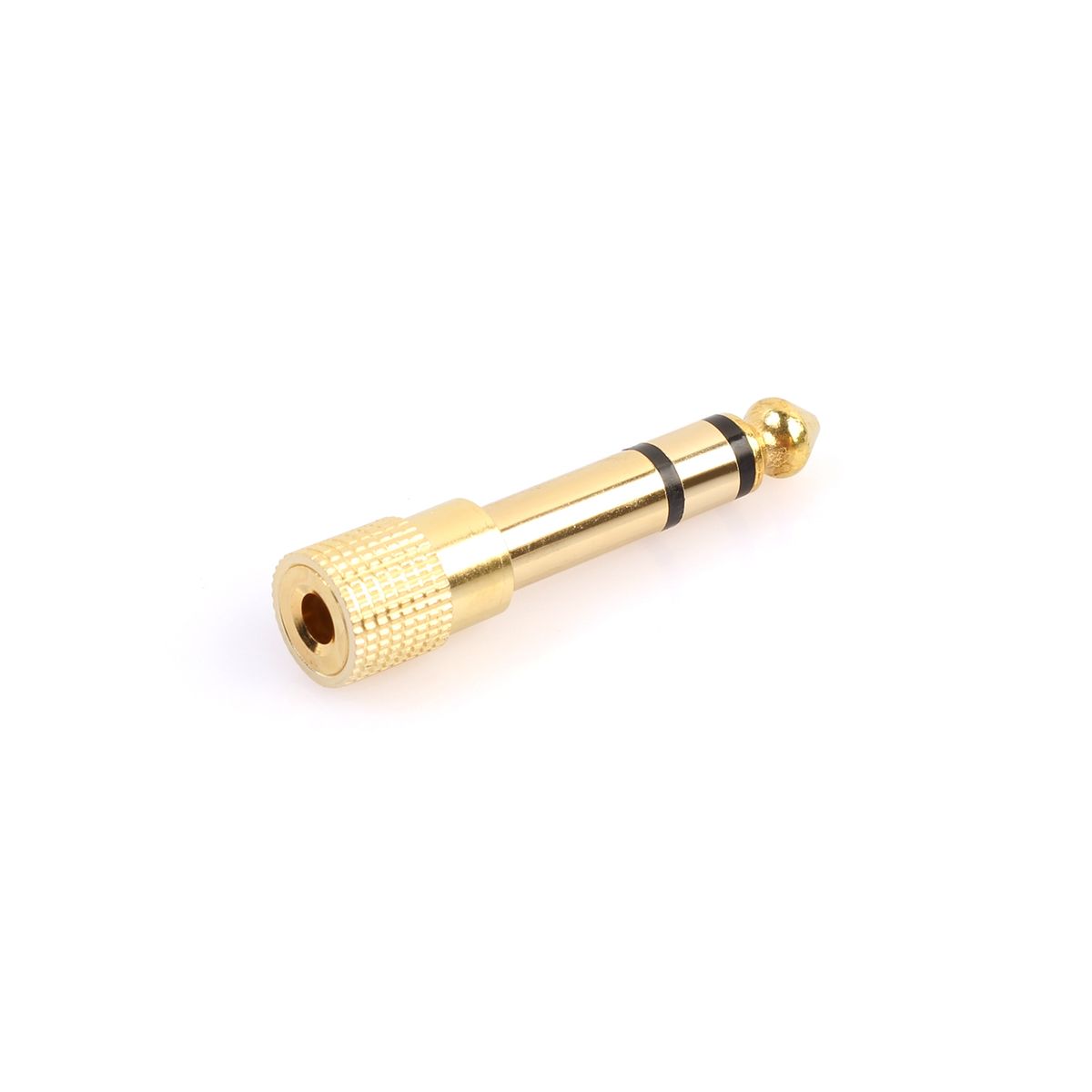10Pcs 6.35mm 1/4'' Male To 3.5mm 1/8'' Female Stereo