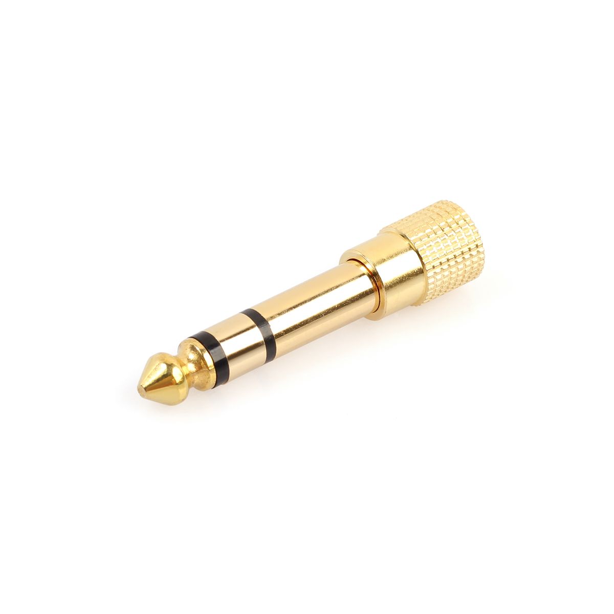 10Pcs 6.35mm 1/4'' Male To 3.5mm 1/8'' Female Stereo