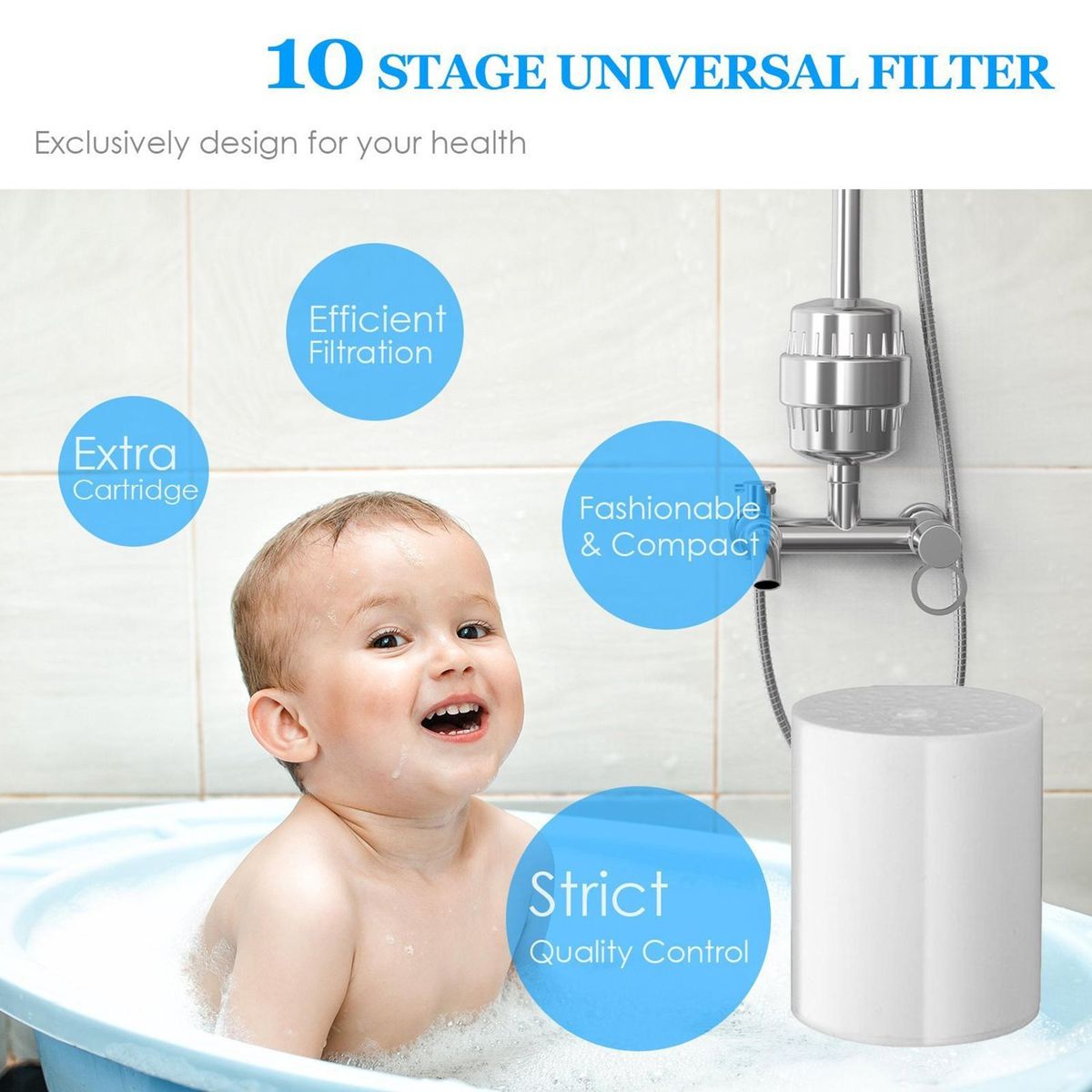 Shower Filter Removes Heavy Metals Iron Shower Filter Cartridge