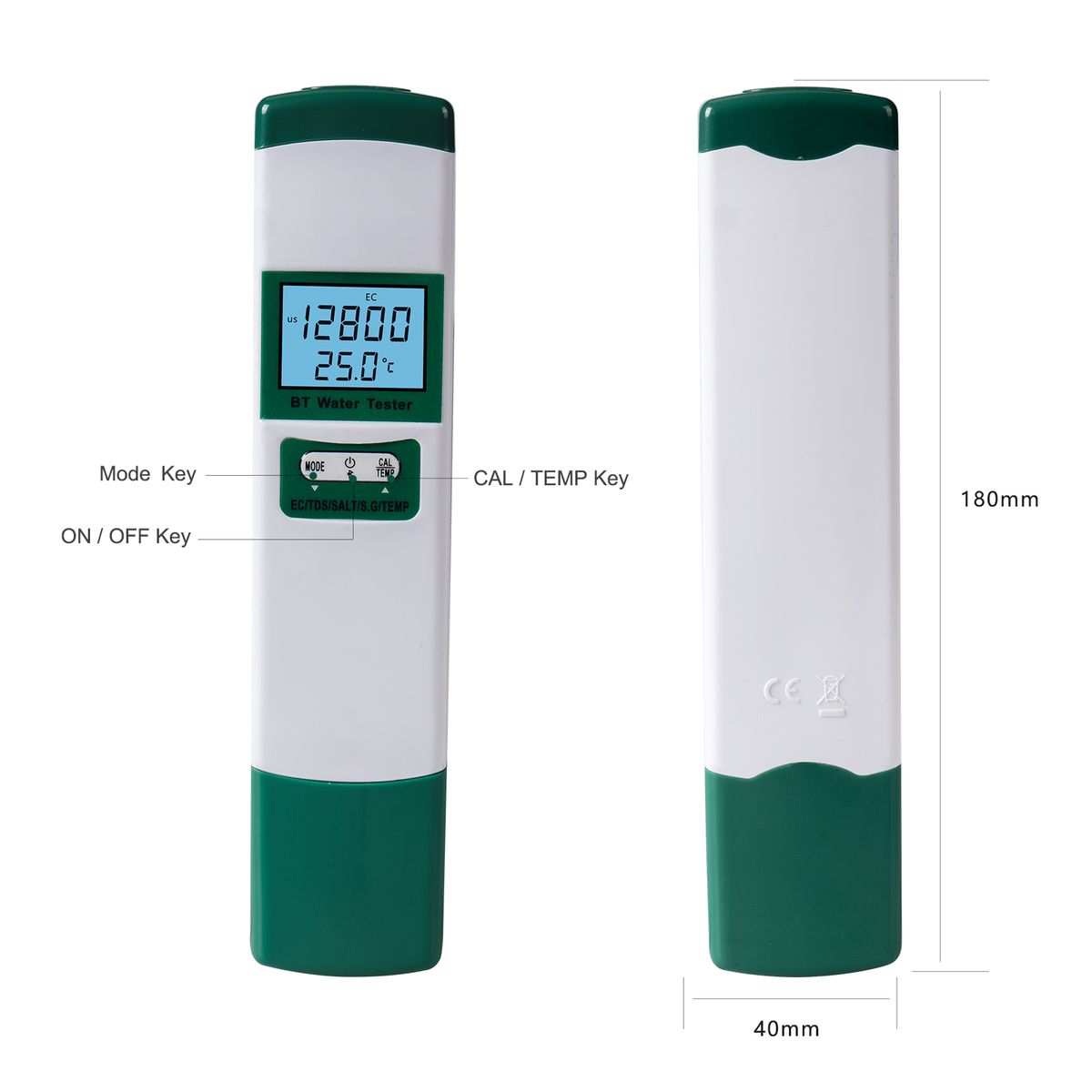 5 In 1 Water Quality Test Meter EC/TDS/SALT/S.G/TEMP Meter