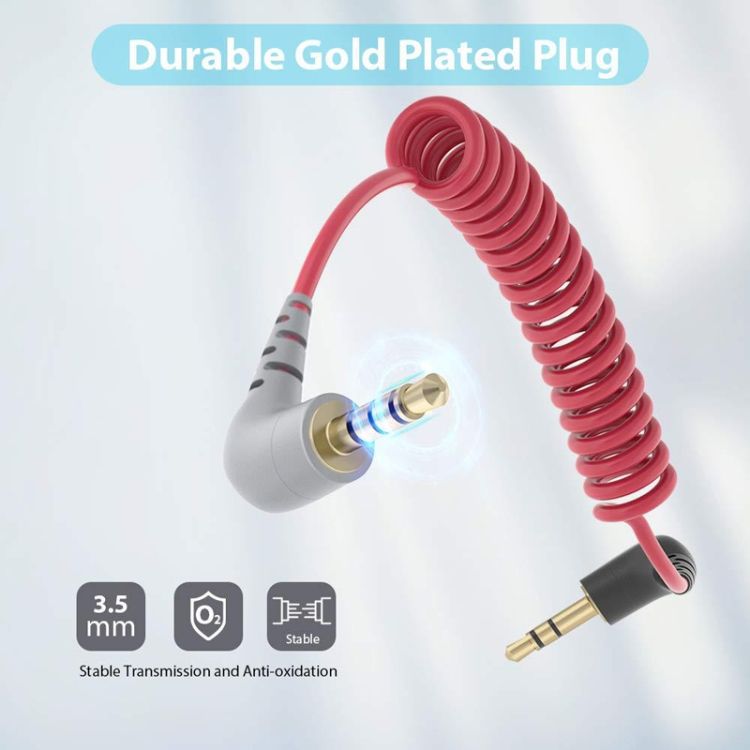 Microphone Cable For BOYA / RODE SC7 TRS To TRRS