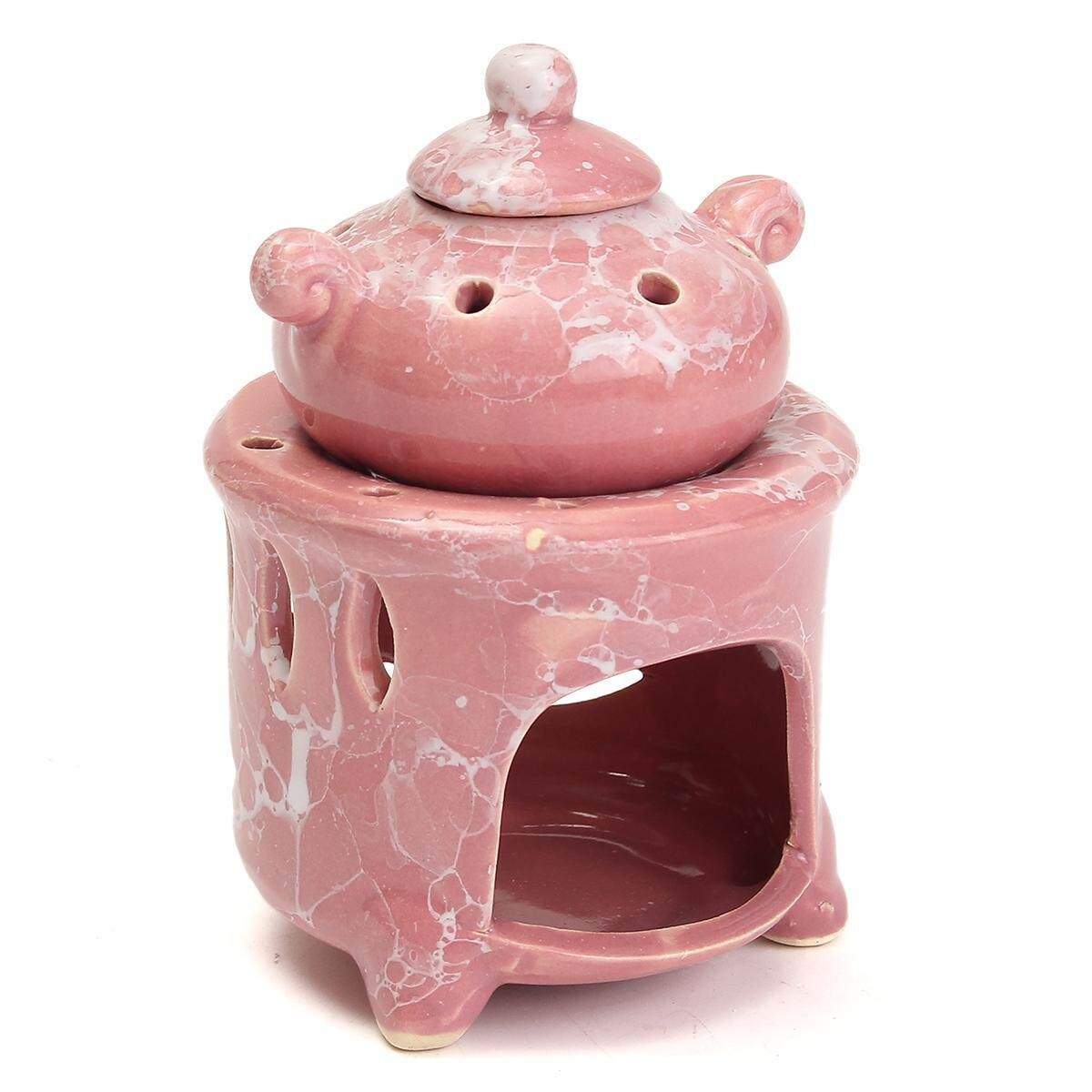 New AromaStone Yankee Tart Melt Fragrance Ceramic Z014 Pink