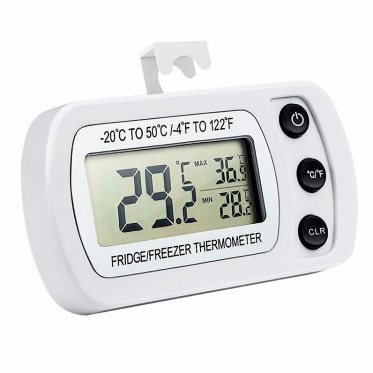 2 PCS Digital LCD Fridge Temperature Sensor Freezer