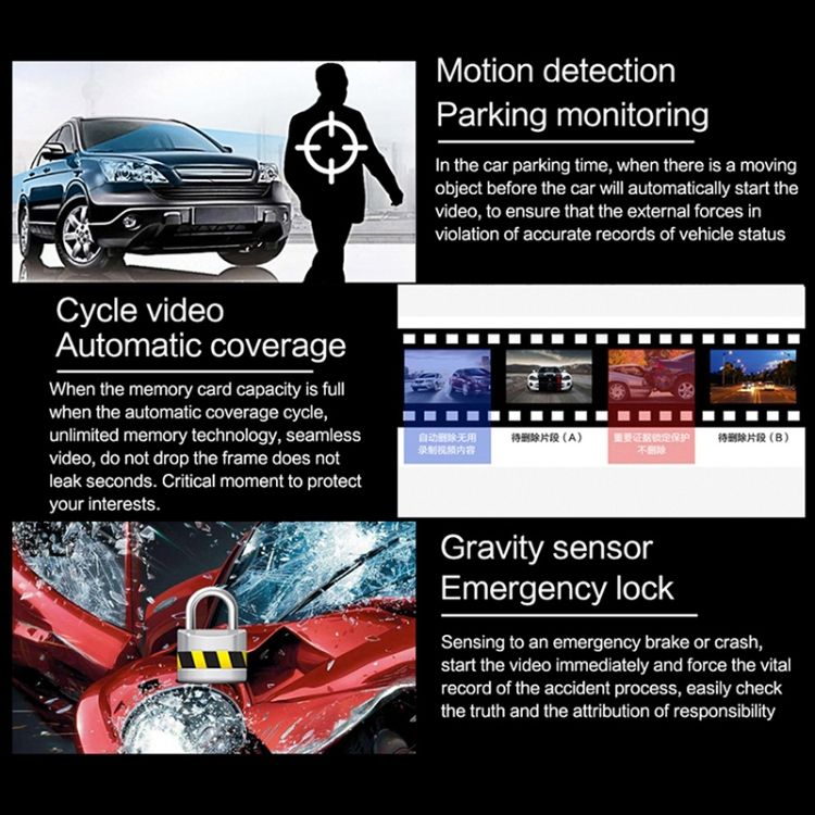 4K Single Camera WiFi Car Driving Recorder