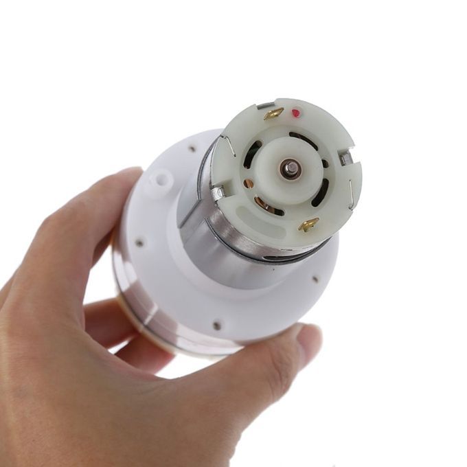 24V Diaphr  Va Uum Pump Mini Air Pump High Pressure Mi Ro Va Uum Pump-silver & White