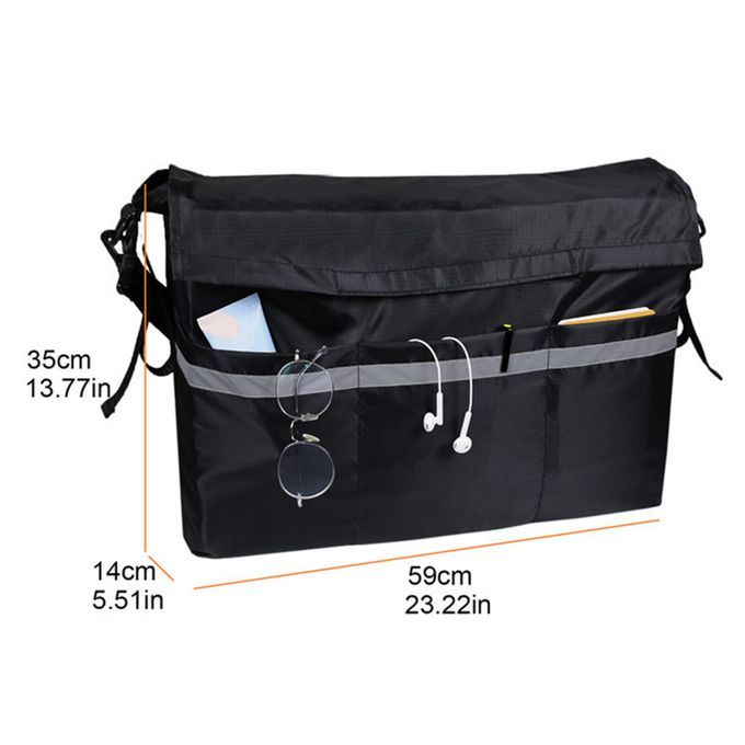 Wheelchair Bag Wheel Chair Mobility Scooter Storage Tote For Disabled