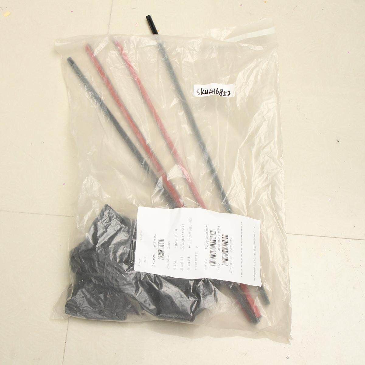50CM BLACK ADJUSTABLE VIP CAR WINDOW MESH STYLE CURTAIN UV SUNSHADE VISOR PAIR