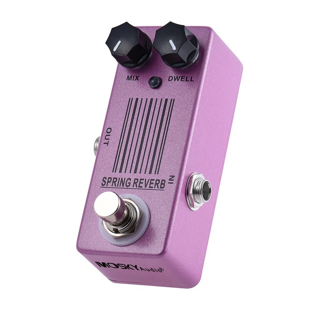 MOSKYAudio MP-51 Spring Reverb Mini Single Guitar Effect Pedal True Bypass