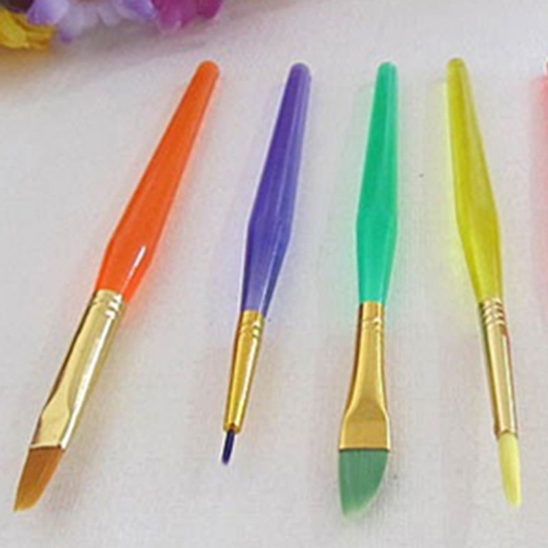 6 Pcs Cake Icing Decorating Painting Brush Fondant Dusting