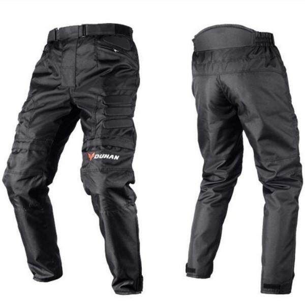 Men Racing Riding Trousers Pants With Knee Pad For DUHAN DK-02 (Black)L Black XXL