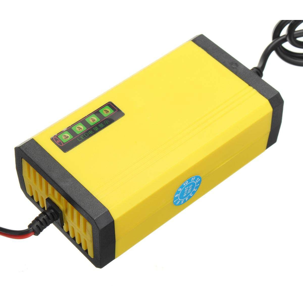 Car Charger 12V 2AH-20AH Motorcycle Smart Automatic Maintainer Trickle 220V European Gauge Plug