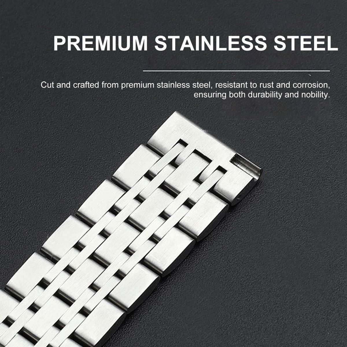 20mm Stainless Steel Watch Bands With Straight End Quick