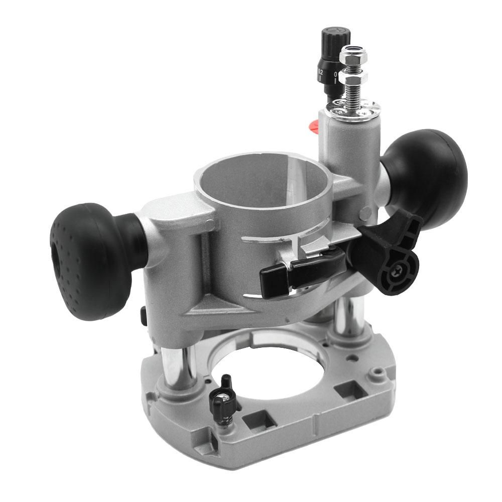 Router Lift Table Aluminum Insert Plate Lifting Platform Stand Woodworking Benches 37mm Lifting for 64-65.5mm Diameter Motors Engraving Trimming Machine