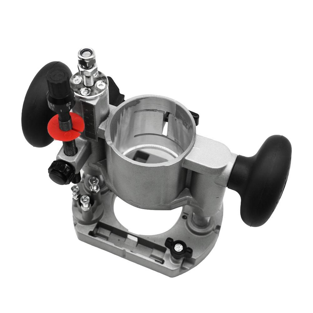 Router Lift Table Aluminum Insert Plate Lifting Platform Stand Woodworking Benches 37mm Lifting for 64-65.5mm Diameter Motors Engraving Trimming Machine