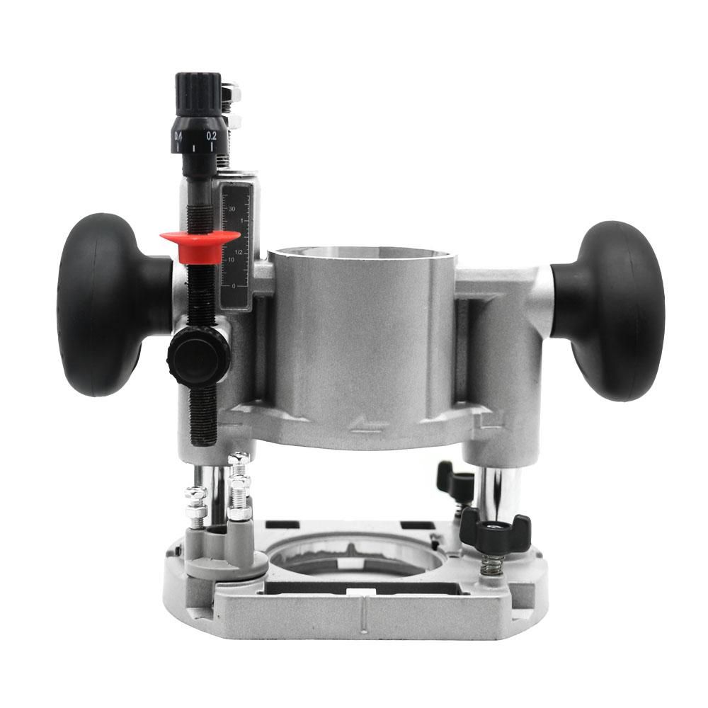 Router Lift Table Aluminum Insert Plate Lifting Platform Stand Woodworking Benches 37mm Lifting for 64-65.5mm Diameter Motors Engraving Trimming Machine