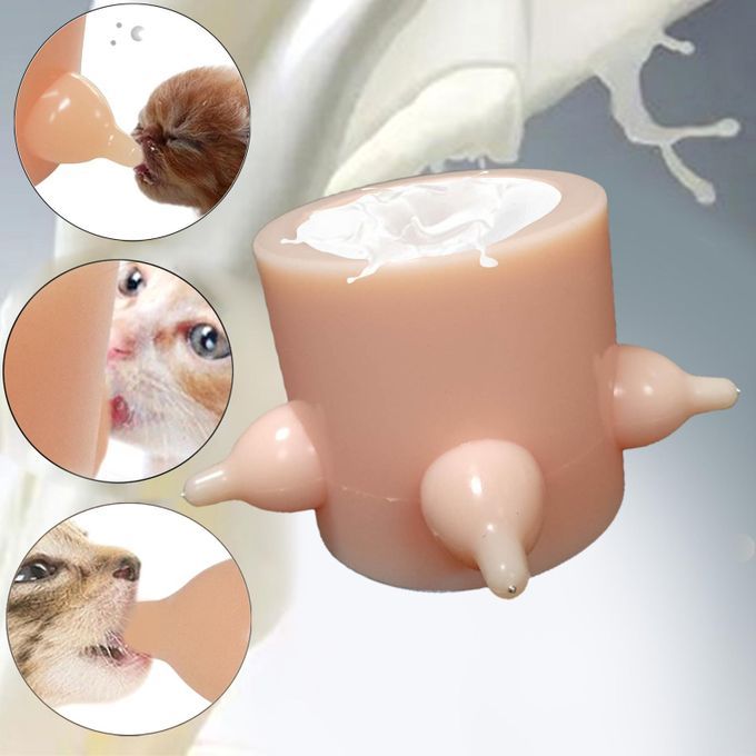 Kitten Doggie Puppy Milk Feeder, Feeding Bowl Nursing Station 5