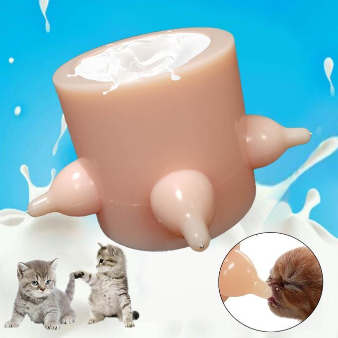 Kitten Doggie Puppy Milk Feeder, Feeding Bowl Nursing Station 5