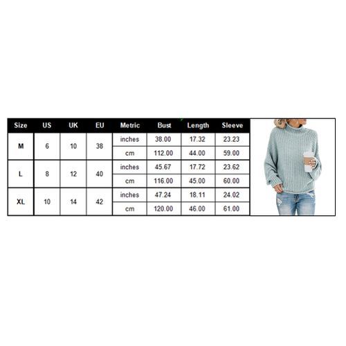 Tops Jumper Daily Winter Turtle Neck Oversized Women Sweater Solid Autumn Loose Knitted Pullover Casual Ladies Batwing Sleeve(#Black)
