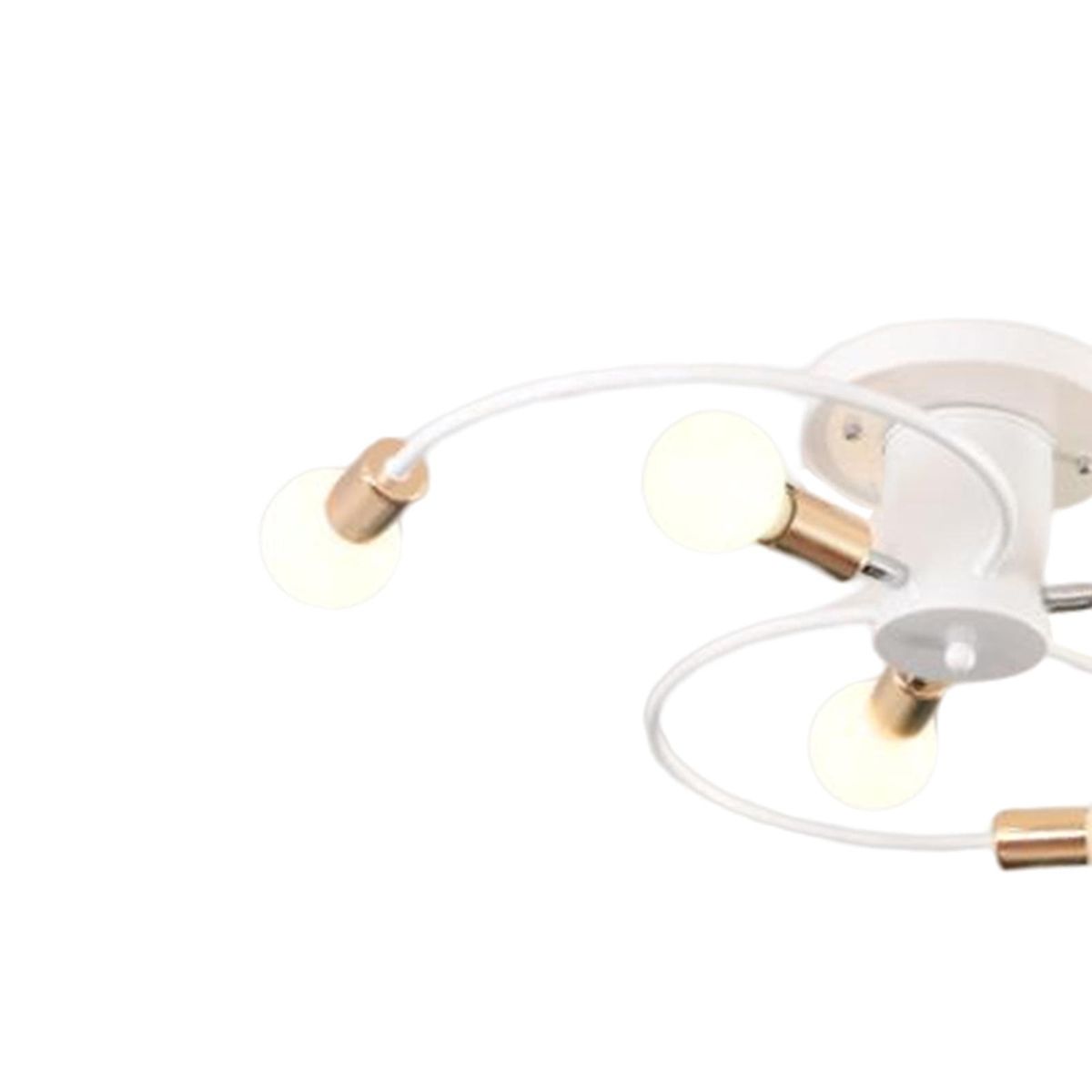 Lighting Fixture Chandelier Wall White Gold