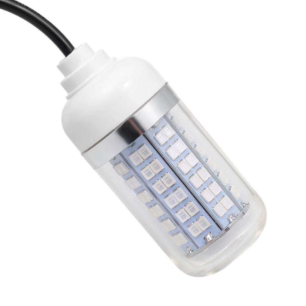 12V 15W Underwater Fishing Attract Light LED Lamp Fish