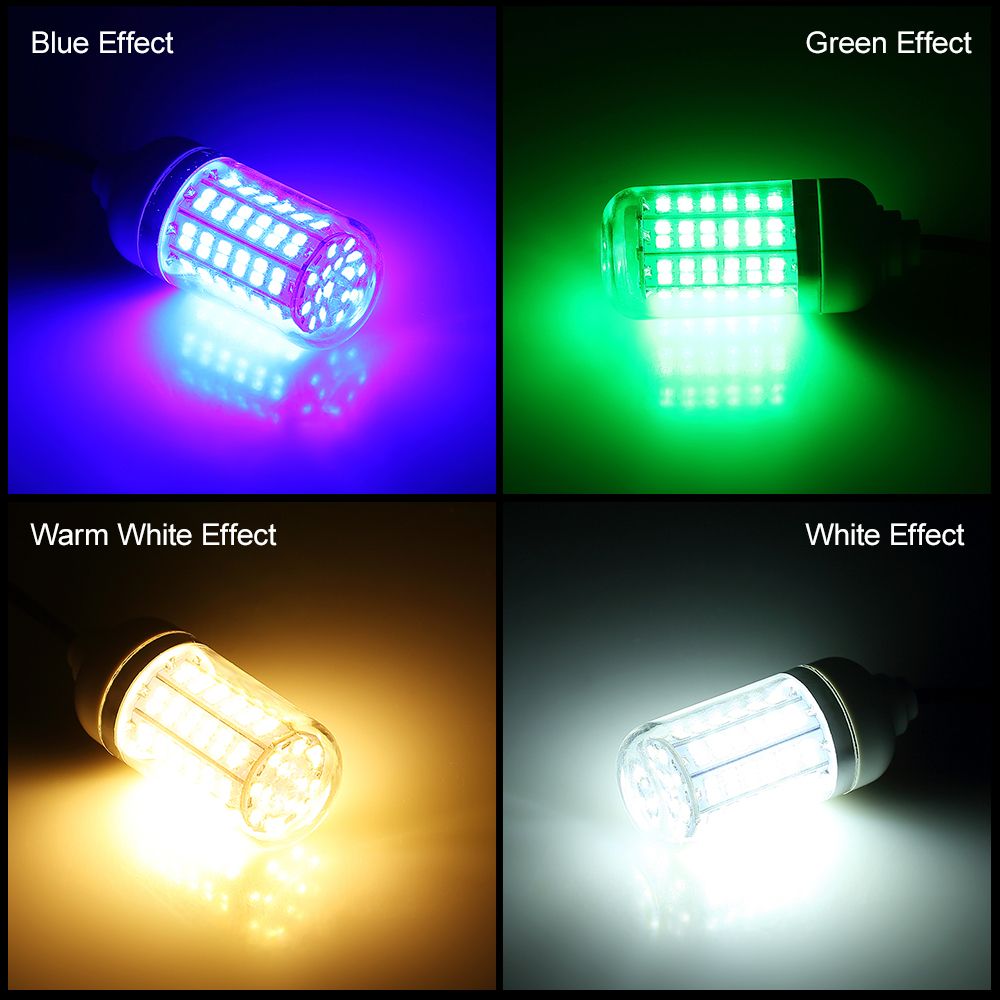 12V 15W Underwater Fishing Attract Light LED Lamp Fish