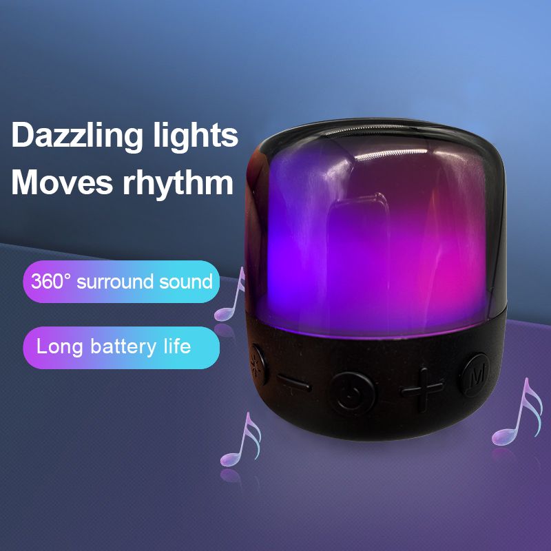 Portable Bluetooth Speaker  With 11RGB LED Light