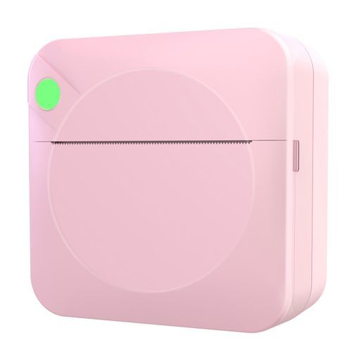 Bluetooth Pocket Photo Printer Rechargeable For Picture Memo Pink