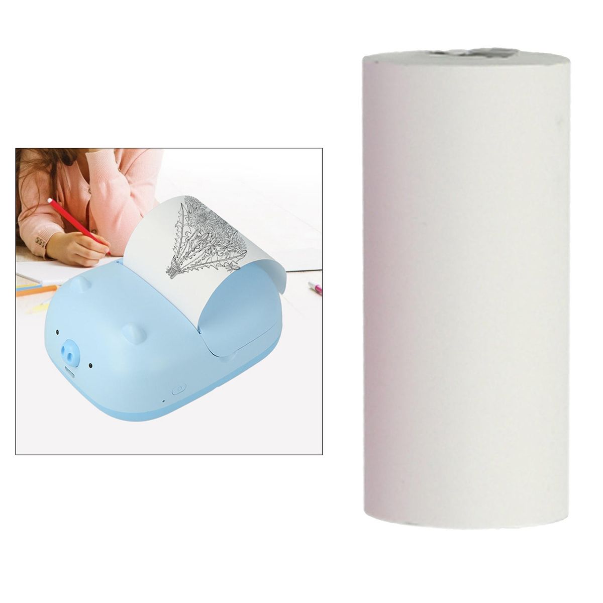 Portable Cute Mini Wireless Pocket Label Sticker Only 1