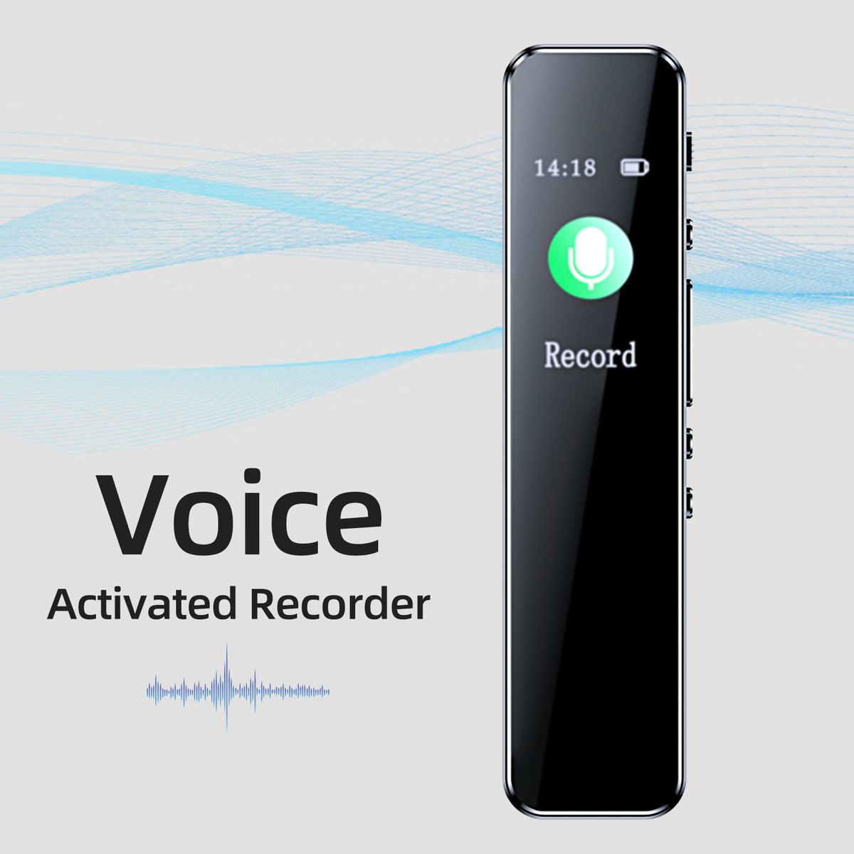 Noise Reduction Voice Recorder With Playback Portable Type-C