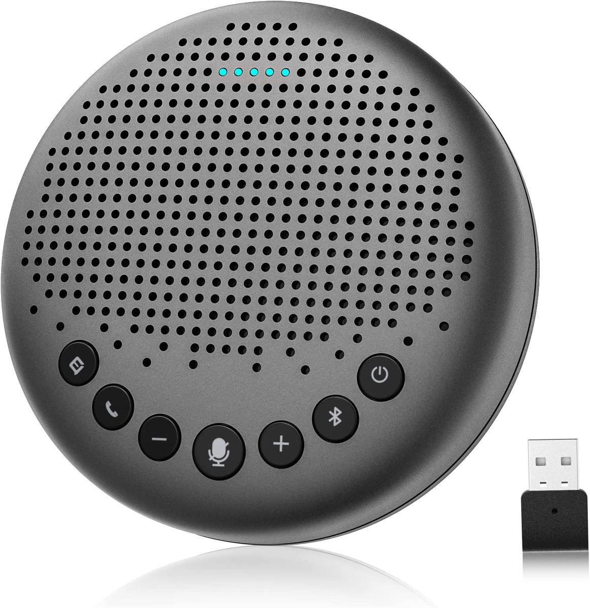 Luna Conference Speaker, W/Enhanced Noise Reduction Algorithm, Daisy Chain, W/USB Dongle