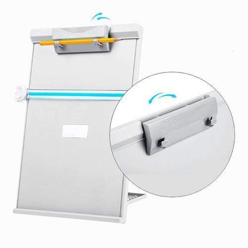 Plastic Adjustable Computer Document Holder Book Rack Stand Reading Typing Frame Bookends Recipe Shelf Folding Holder Organizer
