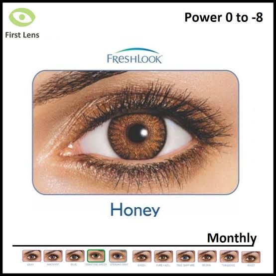 Contact Lens- Honey [2 Lenses In A Packet]