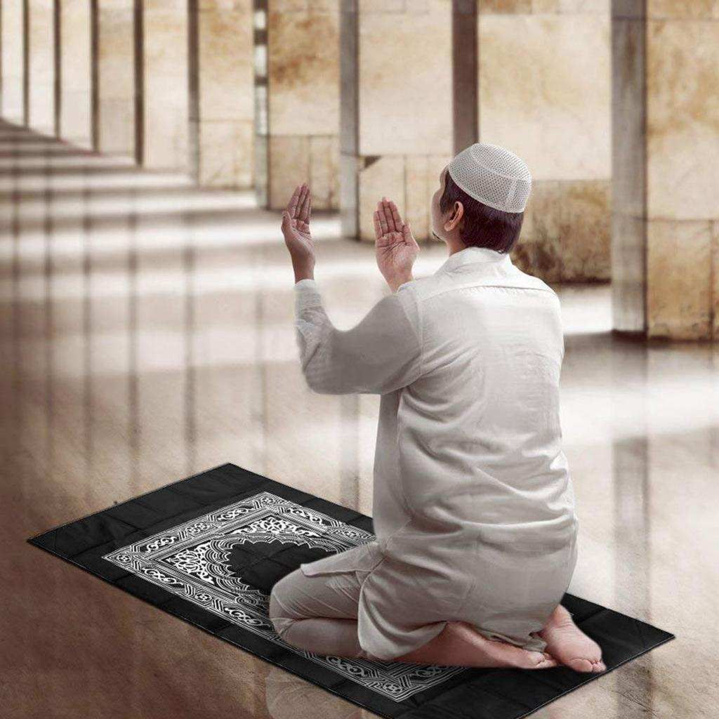Muslim Prayer Rug Polyester Portable Braided Mats Simply