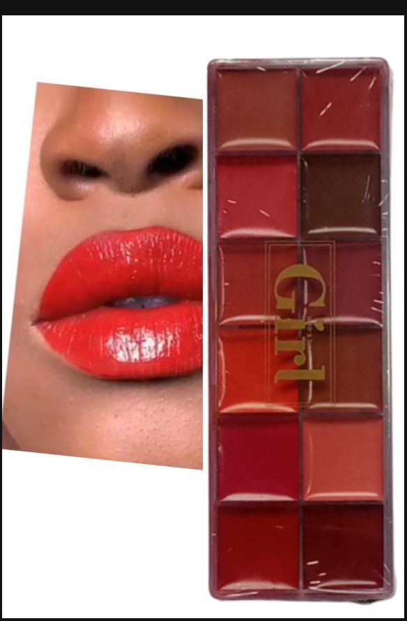 GirlCorner Moisturizing Lipstick Pallette-12 Pcs
