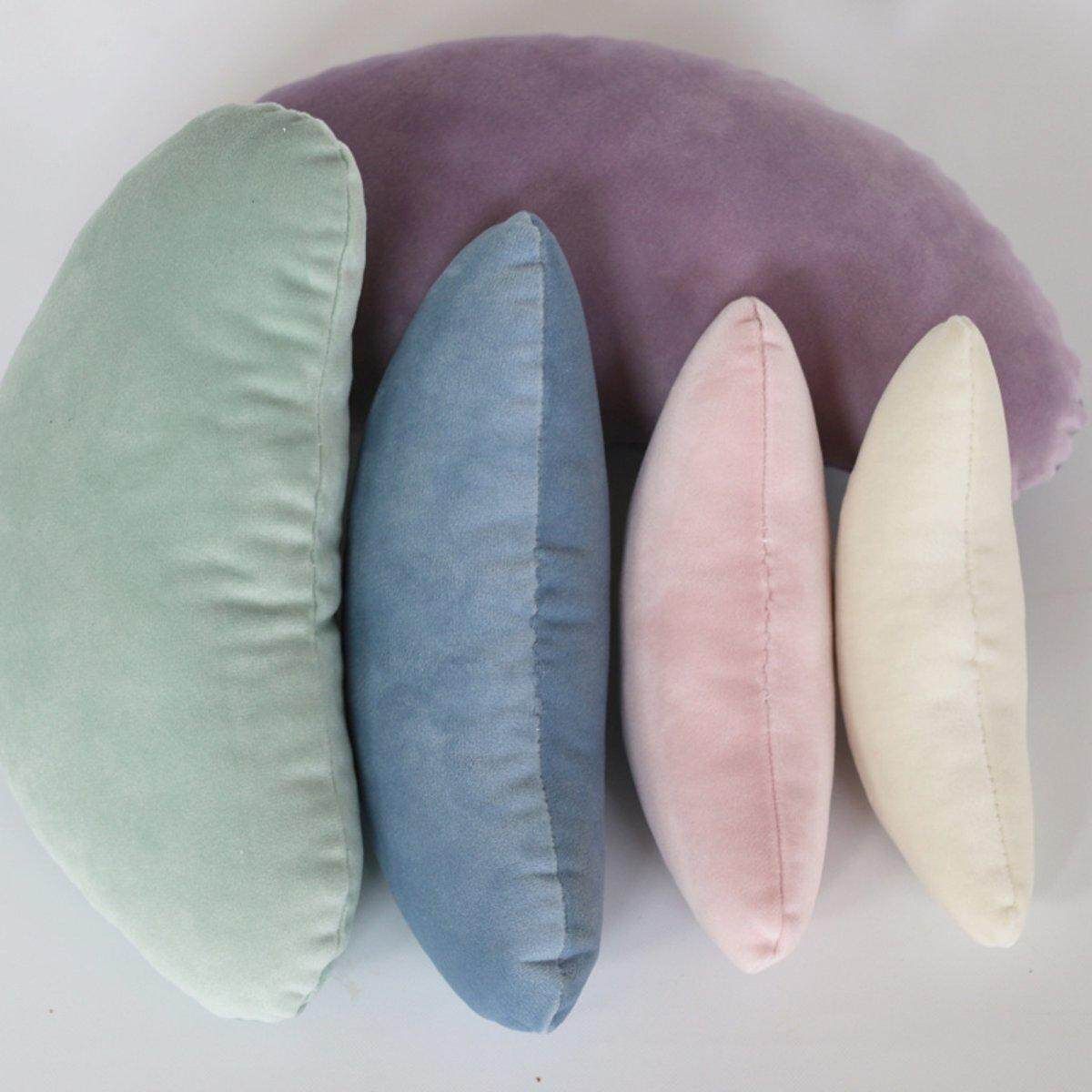 5Pcs Cotton Newborn Infant Photo Props Baby Posing Positioner Beans Baby Pillow Multicolor