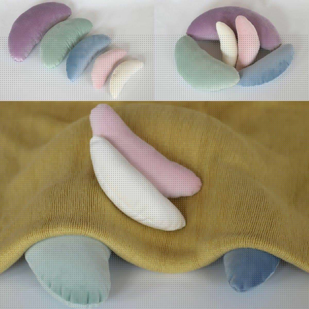 5Pcs Cotton Newborn Infant Photo Props Baby Posing Positioner Beans Baby Pillow Multicolor