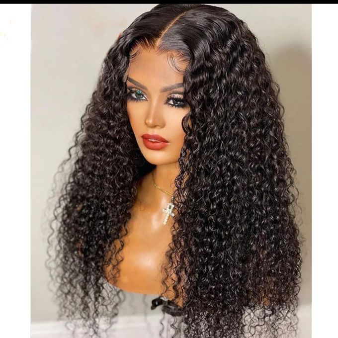 Wet N Wave Curly Hair Wig With Lace Closure.