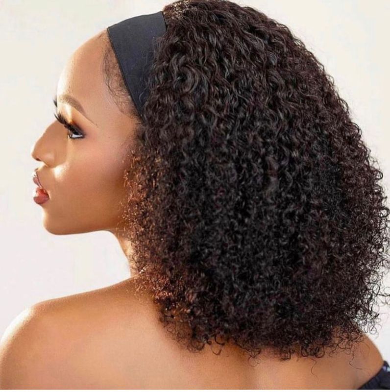Curly Band Wig12