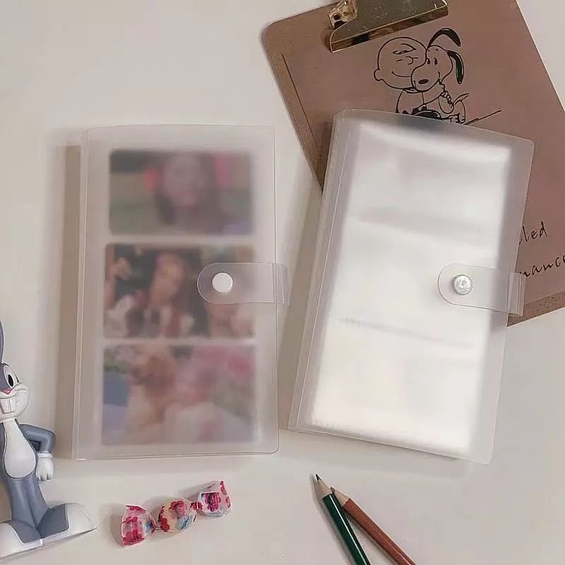 A6 Clear Binder Kpop Photocard Strorage Bag PP Matte