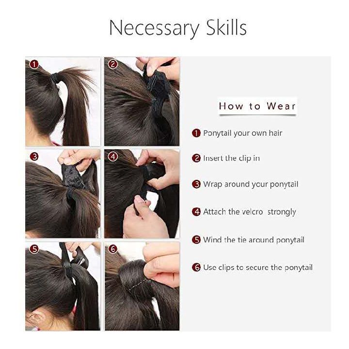 24In Premium Ponytail Extensions Hair Corn Curly Long Wigs