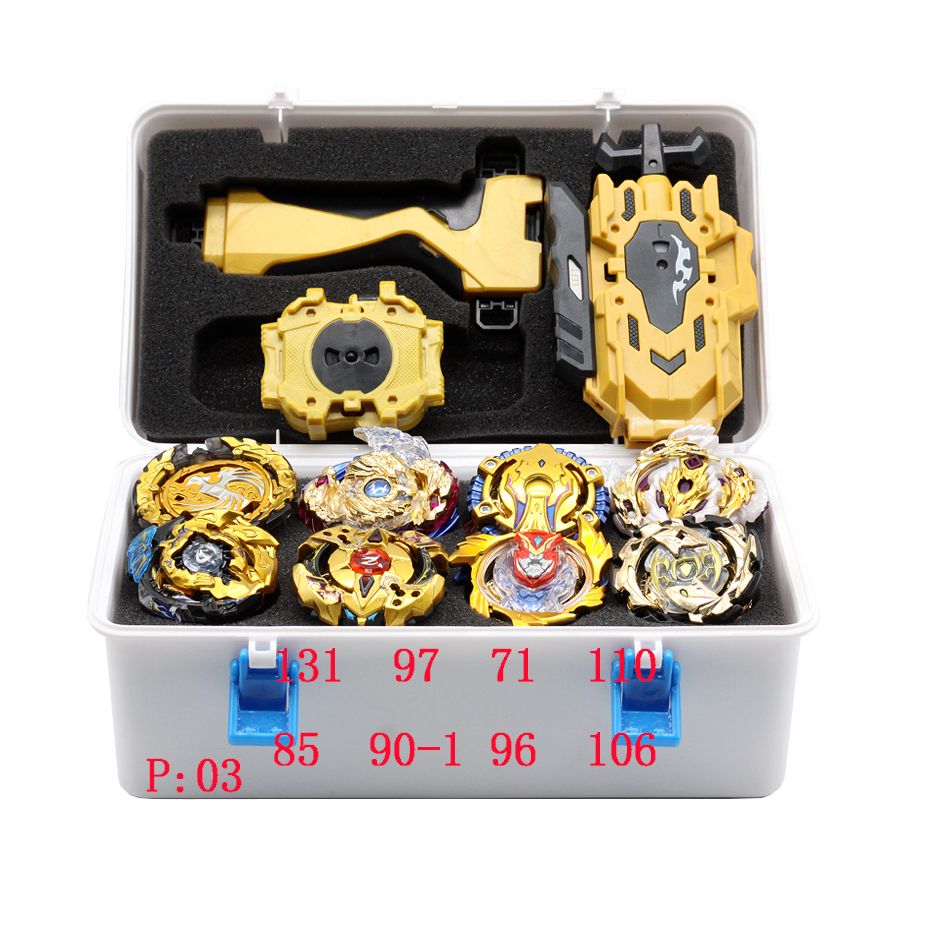 Hot Set Arena Launchers Beyblade Starter Bey Blade Blades Metal Burst Bayblade Stater Set High Performance Battling Top-3