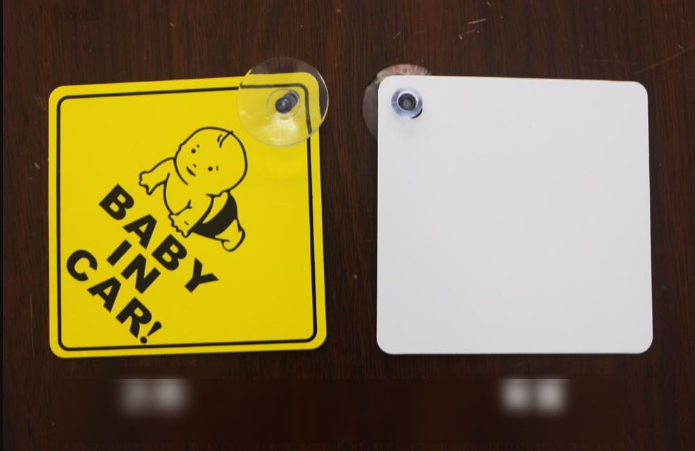 2PCS Reusable Baby In Car Sign/Sticker
