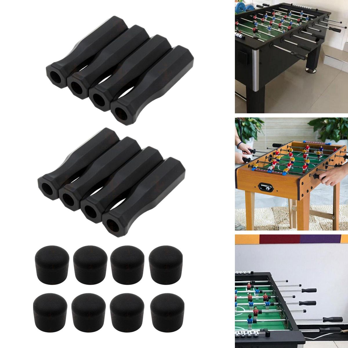 Pack Of 16 Premium Octagonal Handles And Safety End Caps Accessories