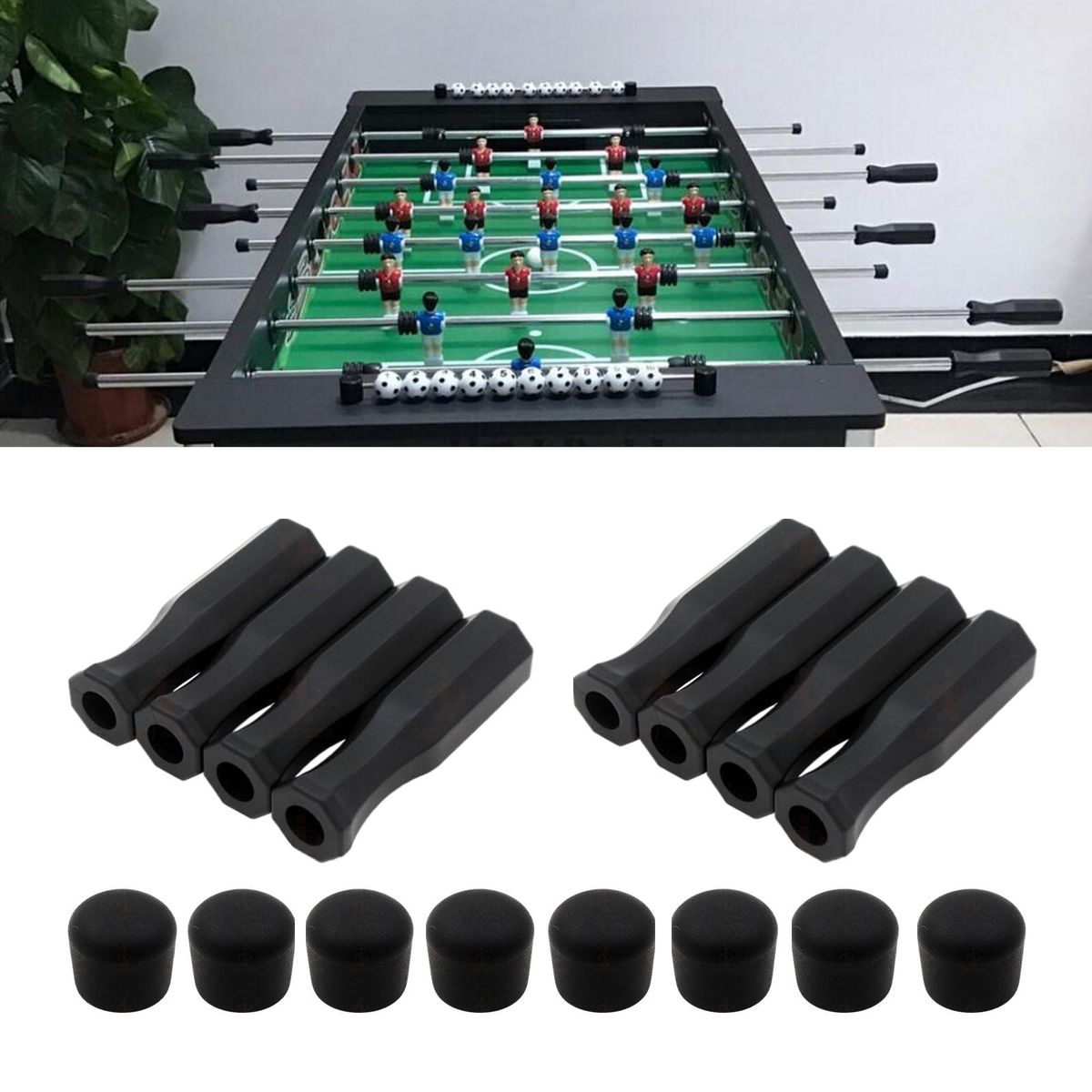 Pack Of 16 Premium Octagonal Handles And Safety End Caps Accessories