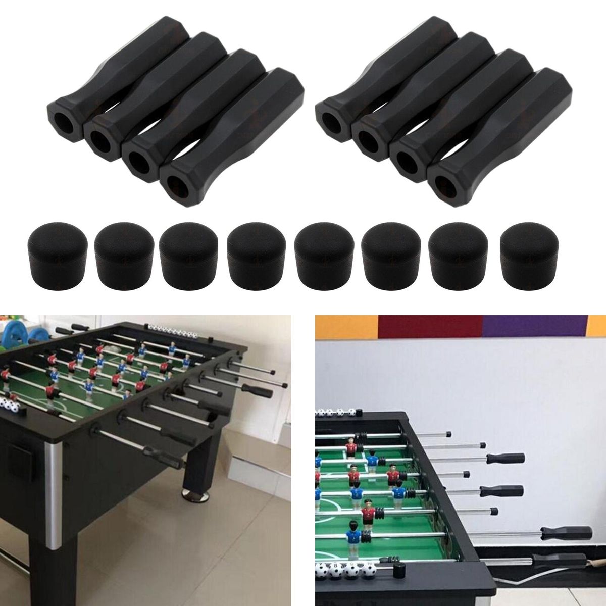 Pack Of 16 Premium Octagonal Handles And Safety End Caps Accessories