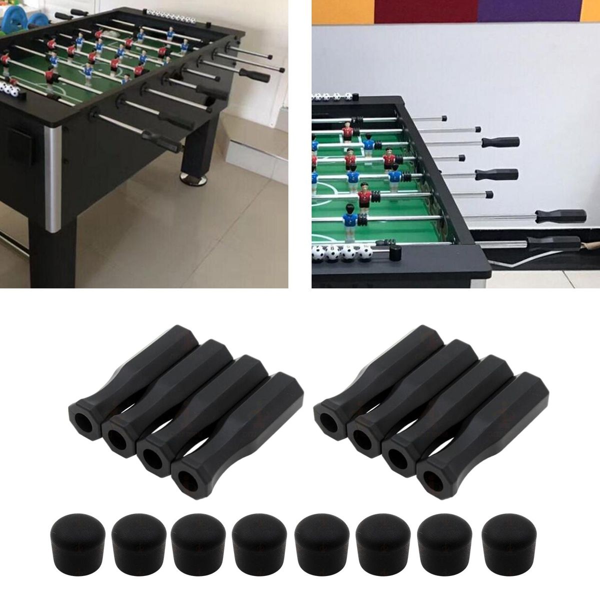 Pack Of 16 Premium Octagonal Handles And Safety End Caps Accessories