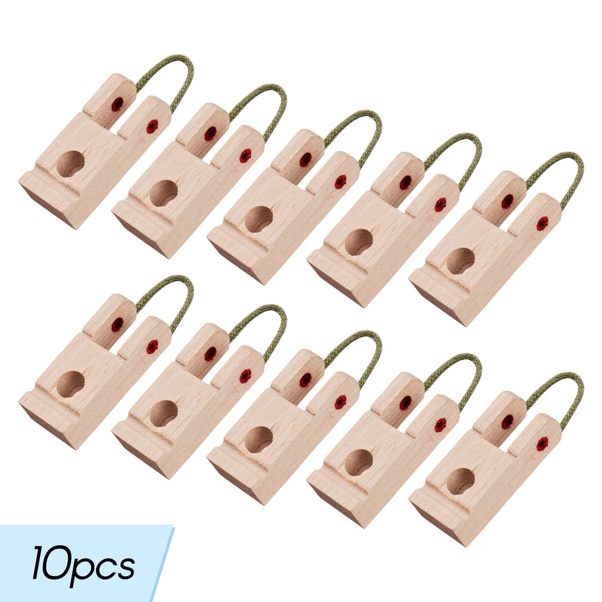 10pcs Wood Piano Damper Flange With Rope For Piano