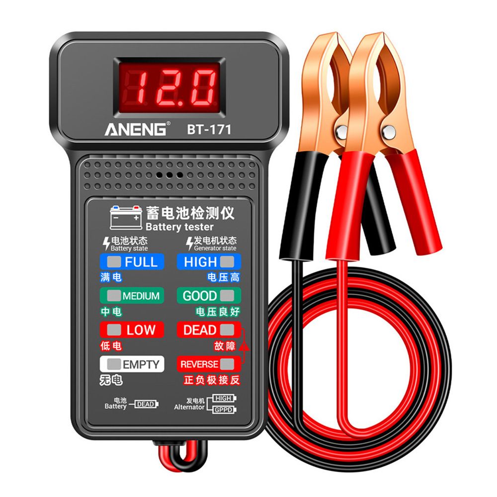 12V Car Battery Tester Auto Cranking And Charging System